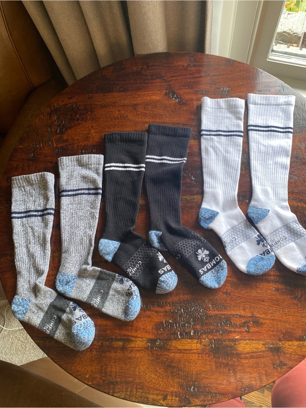 Bombas womens everyday compression socks size medium three pack